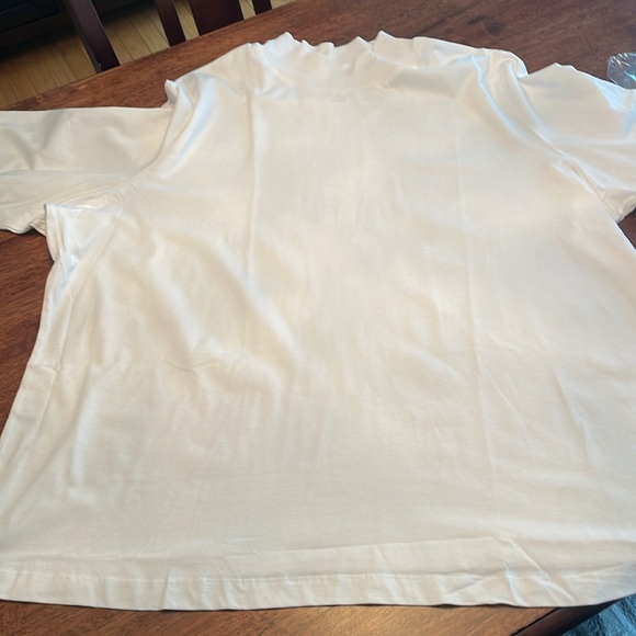 Woman Within petite long sleeve mock neck tee shirt NWOT - Picture 4 of 9